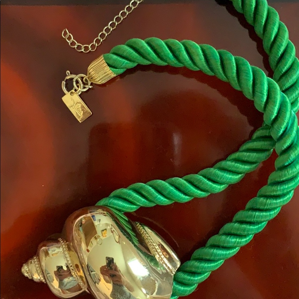 Vintage Lily Pulitzer She Sells Seashells Necklace